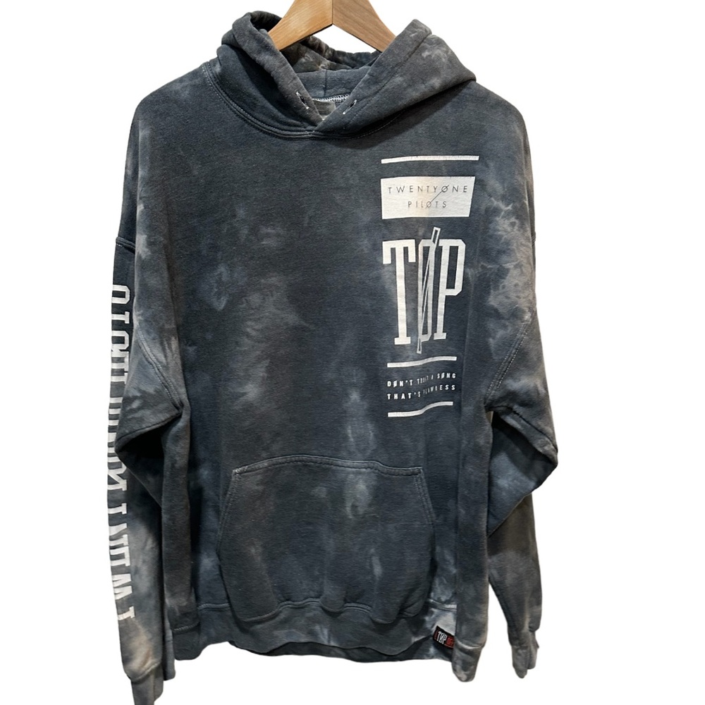 Twenty One Pilots TOP Smokey Gray Hoodie XL